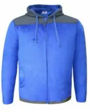 Lee Cooper Teddy Hoodie Soft Mountain Trekking Size XL CoZy Royal /Grey RRP £59