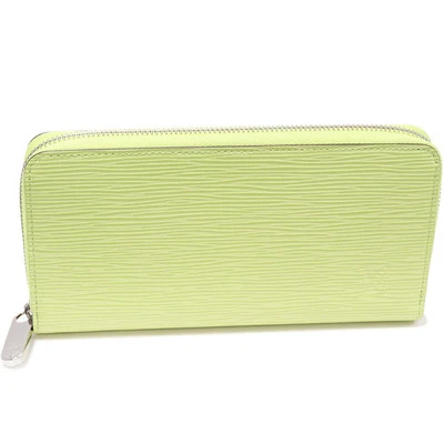 Louis Vuitton Round Zipper Long Wallet Coin Purse Epi Vernot Zippy M82513