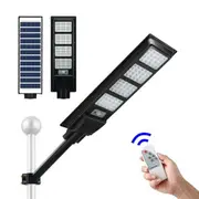 320 LED Solar Street Light 400W Remote Outdoor Garden Security Wall Lamp Floodlight Motion Sensor Flood Down Parking Lot Spot Pole Waterproof