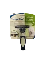 Four Paws Magic Coat Self-Cleaning Undercoat Dog Grooming Rake Reduces Shedding