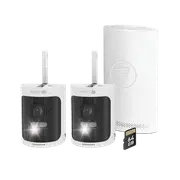 AllSecure4K Wireless Security Kit with 2 x Wire-Free Cameras & NVR Tower