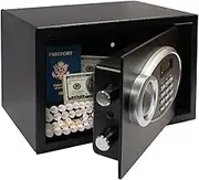 Digital Home Safe, Protect Valuables, Programmable Locking Safe (65401)