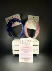 New NIB 3 Pack Lot Bundle Scunci Scünci Headband Claw Clip Hair Accessories LT 1