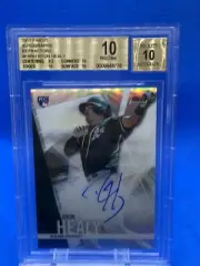 2017 Finest Autographs Refractors Ryon Healy BGS 10/10