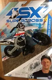 SX SUPERCROSS MOTORCYCLE 1:10 SHANE MCELRATH Dirt Bike Toy Motocross Mx Ax Sx