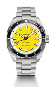 Haftavani - Titanium 300M Lightweight Outdoor Automatic Watch Swiss Made Yellow