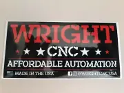 STICKER Tool Box Toolbox CNC MACHINE MACHINIST STICKER DECAL WRIGHT AUTOMATION