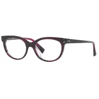 在飛比找PChome24h購物優惠-alain mikli 法式時尚漫畫網點塗刷感光學眼鏡(紫紅