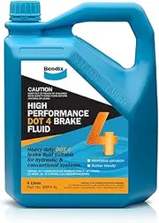 Bendix Dot 4 Brake Fluid, 4 Litre