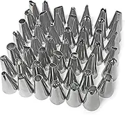 Stainl Steel Cake Deco Ing Supplies Cake Turntable 48Pcs/Set DIY Cream Tools Silver Silver