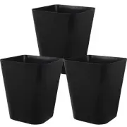 Small Bathroom Trash Can Plastic Garbage Can Square Waste Basket Trash Bins C...