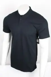 Volcom Men's Polo Short Sleeve Shirt Embroidered Tiny Logo Black A0102103