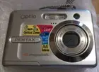Pentax Optio E20 6.0 MP Digital Camera - Silver