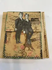 Vintage style Junk Journal lot Cards, Pockets, Ephemera, cut outs + dyed paper