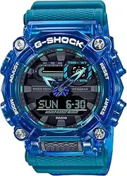 [G-Shock] By Casio Men's GA900SKL-2A Clear Blue Analog-Digital Watch One Size