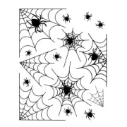 Halloween Spiderweb Wall Sticker Paper Window Wall Decorative Decal Ornament