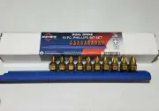 Mayhew 10pc Stubby Dual Drive Phillips Bit Driver Socket Set w/ Rail #16002