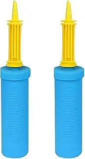 Balloon Pump Handheld Inflator Birthday Balloons, 2 Pcs Hand Air Pumps, Party Balloon Hand Manual Inflar Pump, Mini Balloon Portable Pump for Balloons, Exercise Balls, Yoga Balls, Pool Floats