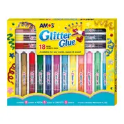 Glitter Glue, 18 Pack
