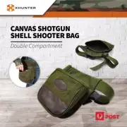 Xhunter Shooter's Bag Shotgun Shell Belt Double Canvas Ammo Holder Pouch