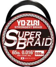 Yo-Zuri Superbraid 600 yd Floating Braid, White, 65 lb
