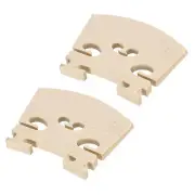 1/2 Violin Bridge Maple Wood Violin Parts for 1/2 Violin, Pack of 2