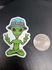 420 Alien Sticker