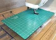 Sew Steady Free Motion Quilting Slider Mat Grid Marked 12 x 20 with Tacky Back