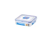 Locknlock 600ml Airtight Classic Square Food/Snack Container Storage Short Clear