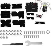 Mini Funny Toy Unique Gift Useless Box DIY Parts Kit Automatic Box, Leave Me Alone Black for Killing Time
