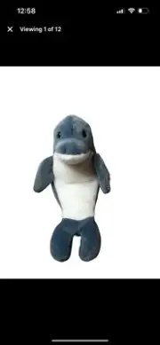 Ty Beanie Babies 1996 Echo the Dolphin with Tag Errors