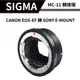 SIGMA MC-11 轉接環 CANON EOS-EF 轉 SONY E-MOUNT (恆伸公司貨)