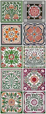 Ceramic Mural Backsplash Art Nouveau Decor Tile #506