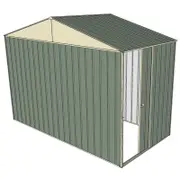 Build-a-Shed 3.0 x 1.5 x 2.3m Gable Single Sliding Side Door Shed - Green