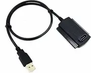 USB 2.0 to 2.5" 3.5" SATA PATA IDE Drive Adapter Converter Cable Compatible with Hard Drive Disk HDD