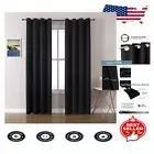 Premium Thermal Insulated Blackout Curtains, 120 Inches Long - Set of 2 Panels