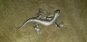 Handmade Sterling Silver 925 Gecko Lizard Brooch