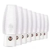 8-Pack Plug in Night Light, Warm White LED Nightlight, Dusk to Dawn Sensor,