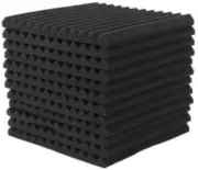 Studio Acoustic Foam Sound Absorbtion Proofing Panels Tiles Wedge [96 PACK]