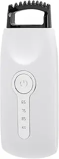 Electric Heated Eyelash Curler - Rechargeable Compact Heated Lash Curler with Smart Temperature Controlled, Mini Eyelash Curler for Quick Heating Curling (White)