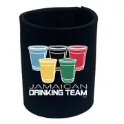 Alcohol Jamaican Drinking Team Glasses - Funny Novelty Stubby Holder