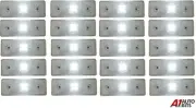 20x Marker White Front Led Light Trailer Panel Van Reflector Caravan 12v E mark