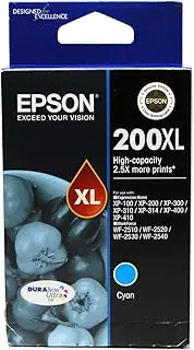 Epson 75707 200XL High Cap DURABrite Ultra Cyan Ink