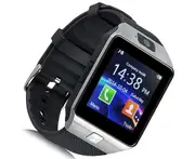 Smart Watch Touchscreen Bluetooth Smartwatch Wrist Watch Fitness Tracker with Camera Pedometer SIM TF Card Slot-Silver