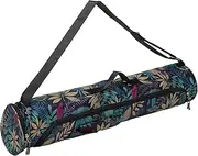 SUPVOX 1pc Yoga Mat Storage Bag Canvas Tote Zipper Storage Bags Gym Mat Sling Pouch Duffle Bag Organizer Green Suspenders Outdoor Exercise Mat Yoga Bag for Mat Green Tote Bag Oxford Cloth