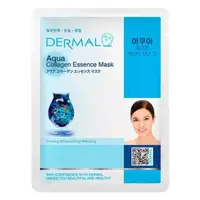 在飛比找momo購物網優惠-【DERMAL 德瑪】水潤白皙保濕面膜-10入(韓國人氣面膜