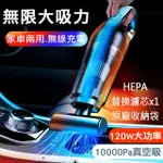 【威力鯨車神】吸力士專業級手持無線吸塵器/居家兩用車用吸塵器/高續航汽車吸塵器(附替換濾芯、收納包)