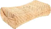 BESPORTBLE Vietnamese Style Summer Pillow Breathable Rattan Headrest Washable Cooling Pillow for Sauna Travel Camping and Home Sofa Use