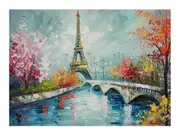 Eiffel Tower Paris Canvas Print