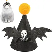 Batwing Cat Hat,Halloween Hat for Cats | Cute Cat Hat for Halloween, Kitten Halloween Batwing Dog Hat for Halloween